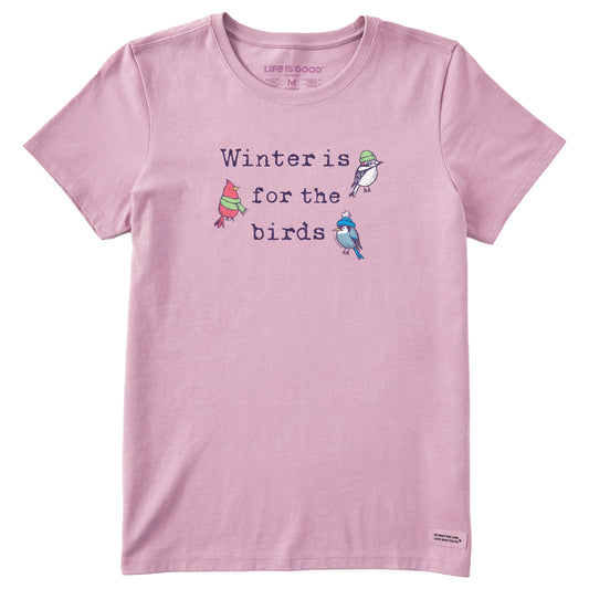 Women's Winter is for the Birds Stack Short Sleeve Crusher Tee