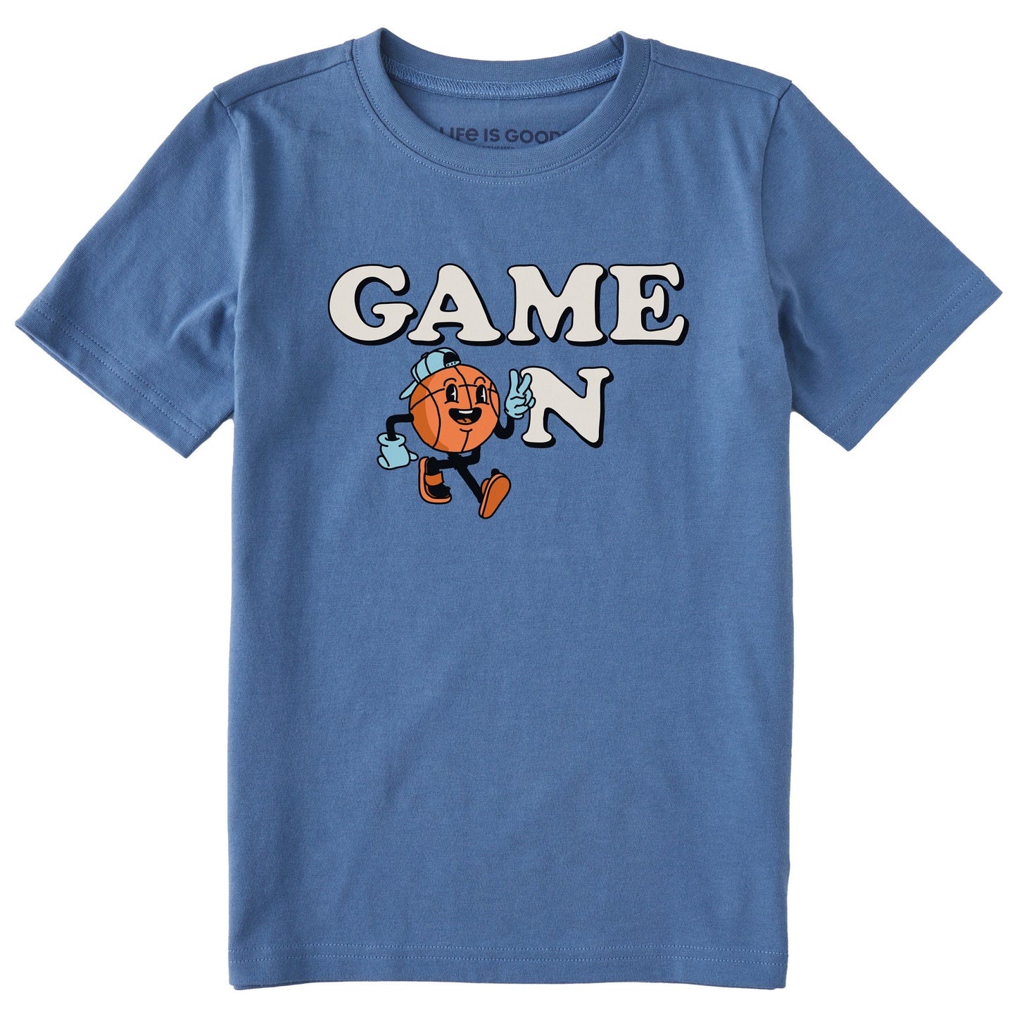 Kids Game On Hoop Short Sleeve Crusher Tee