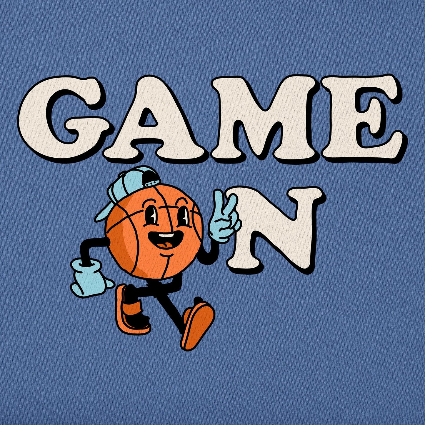 Kids Game On Hoop Short Sleeve Crusher Tee