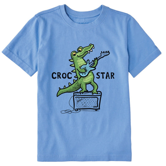 Kids Croc Star Short Sleeve Crusher Tee