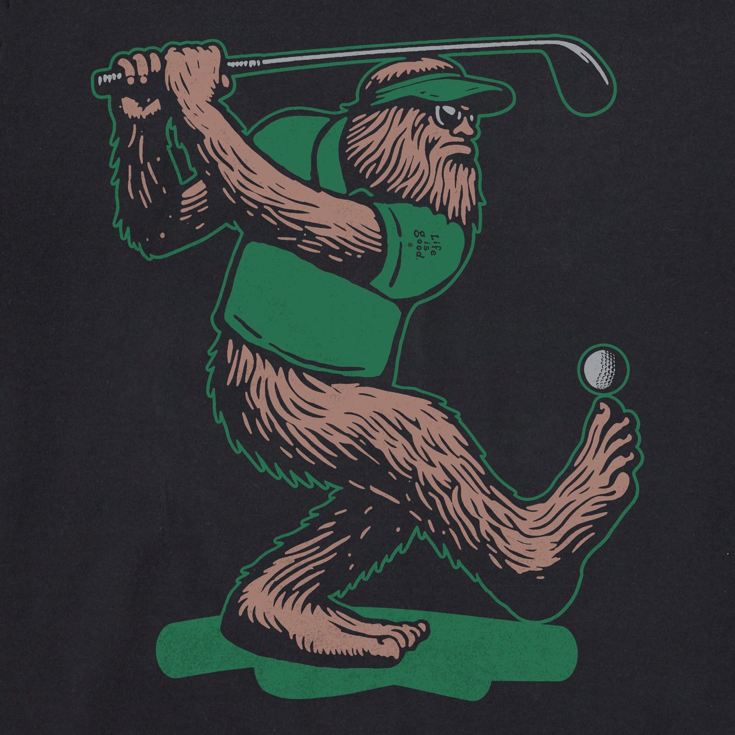 Men's Bigfoot Golfing Short Sleeve Tee
