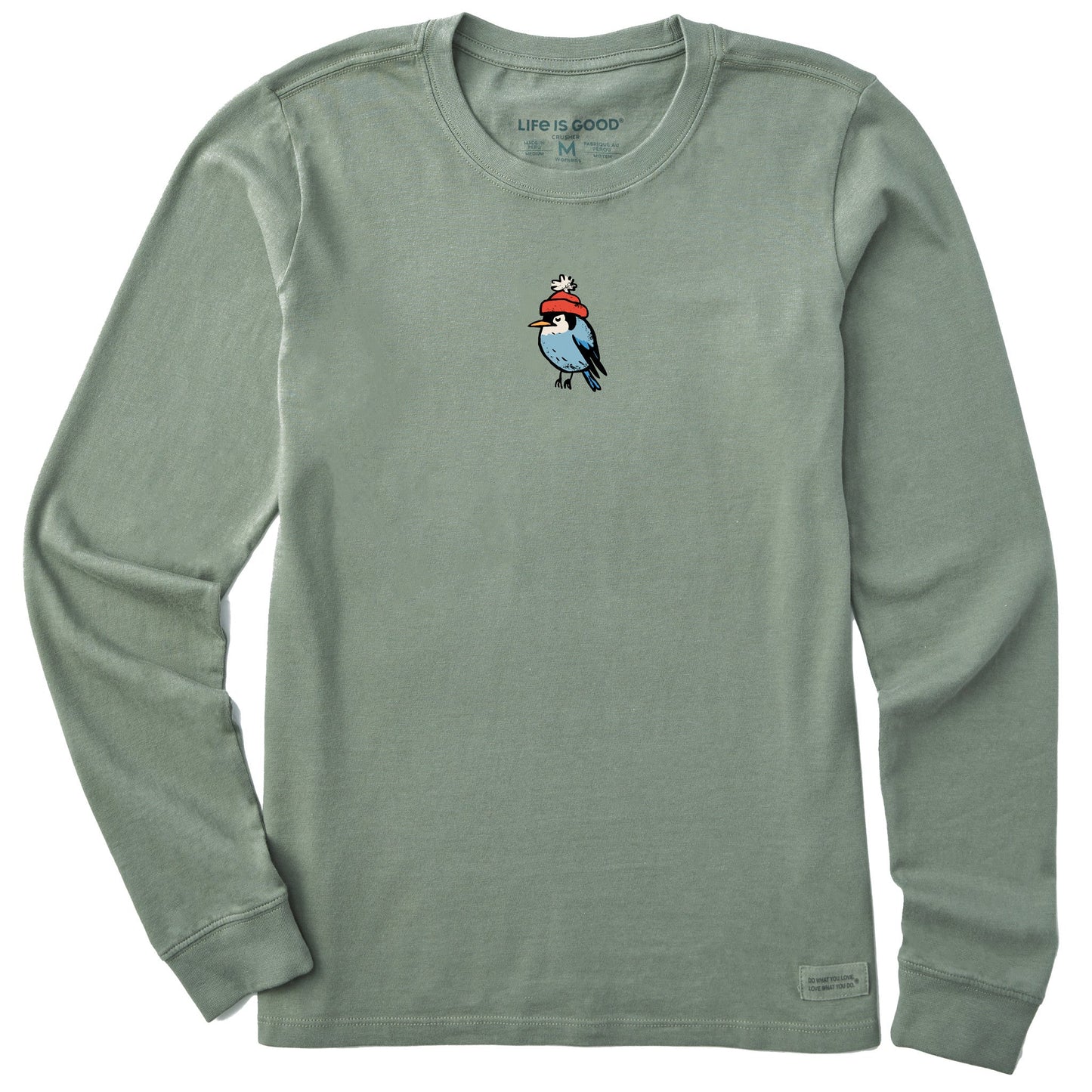 Women's Blue Bird Long Sleeve Crusher Tee