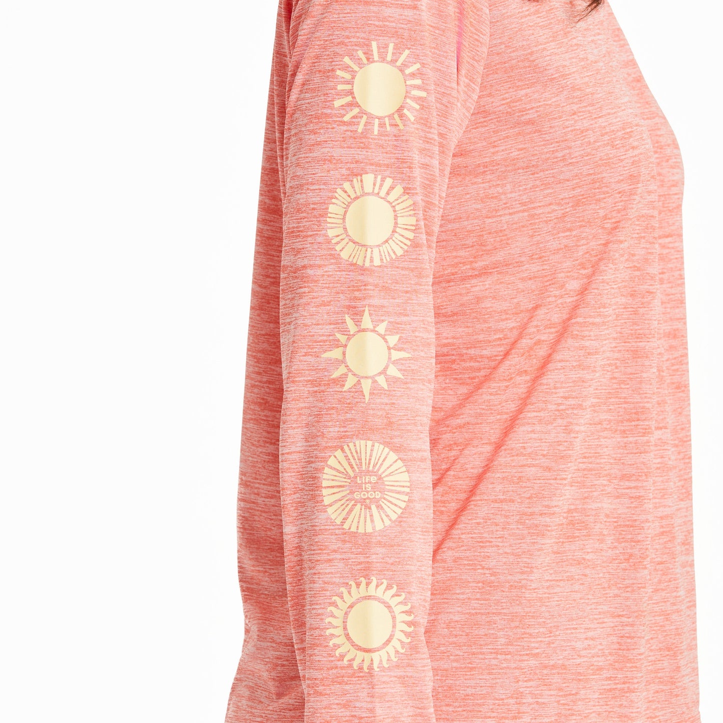 Women's Woodblock Sun Long Sleeve Sun Crusher Tee