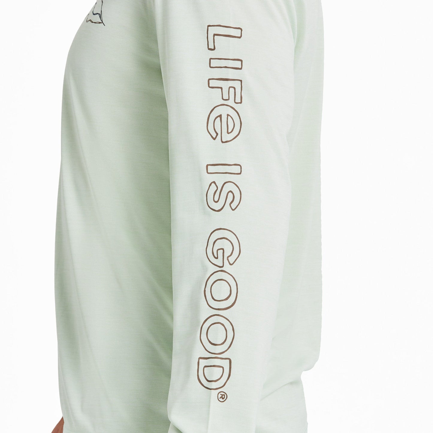 Men's Mountain Sun Scene Long Sleeve Sun Crusher Hoodie