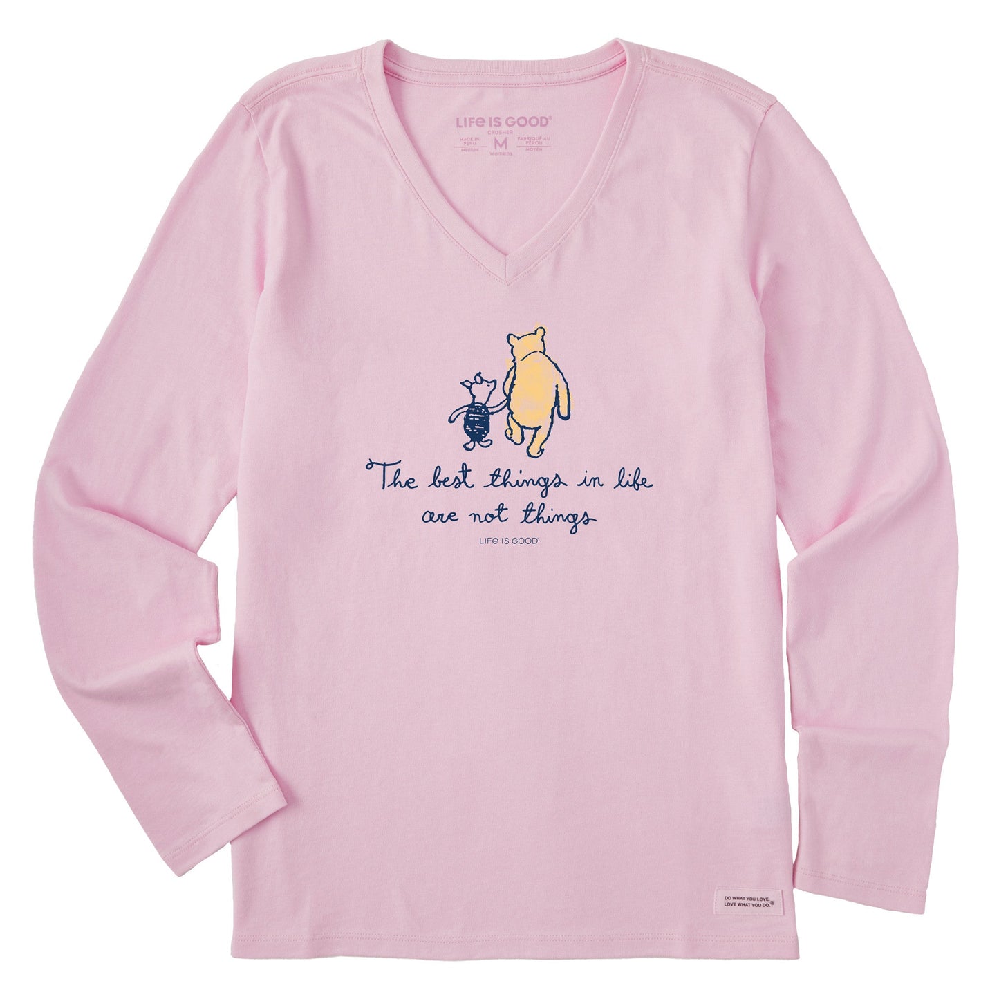 Women's Winnie Best Things Long Sleeve Crusher Vee