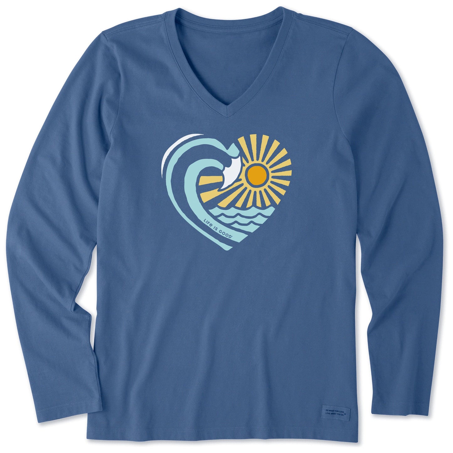 Women's Waveheart Long Sleeve Crusher Vee