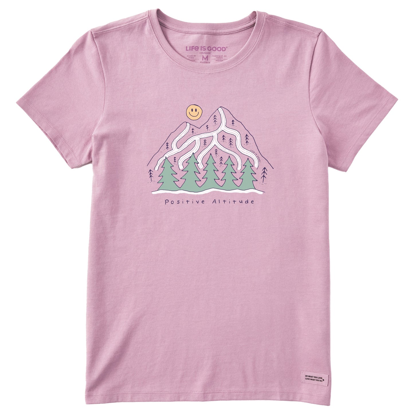 Women's Positive Altitude Mountain Short Sleeve Crusher Tee