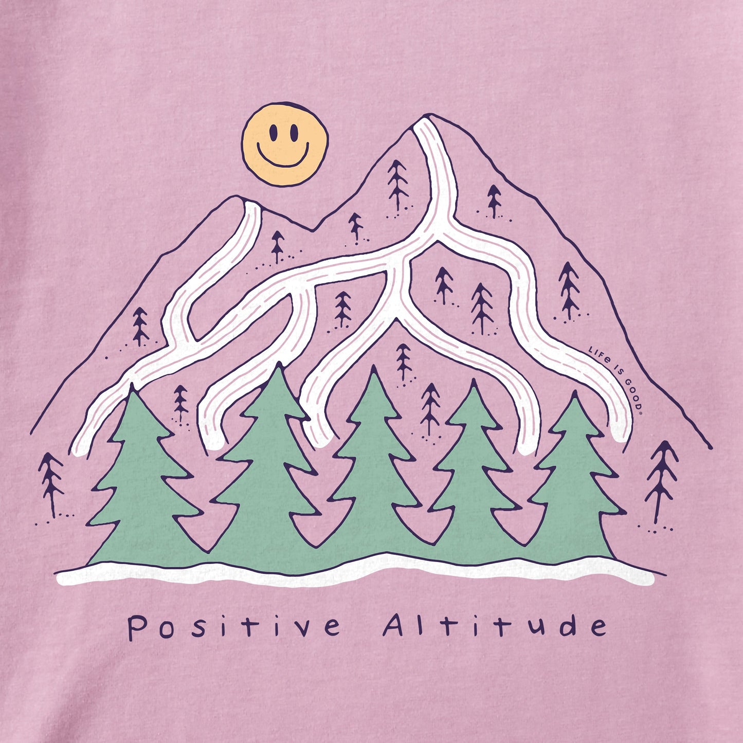 Women's Positive Altitude Mountain Short Sleeve Crusher Tee