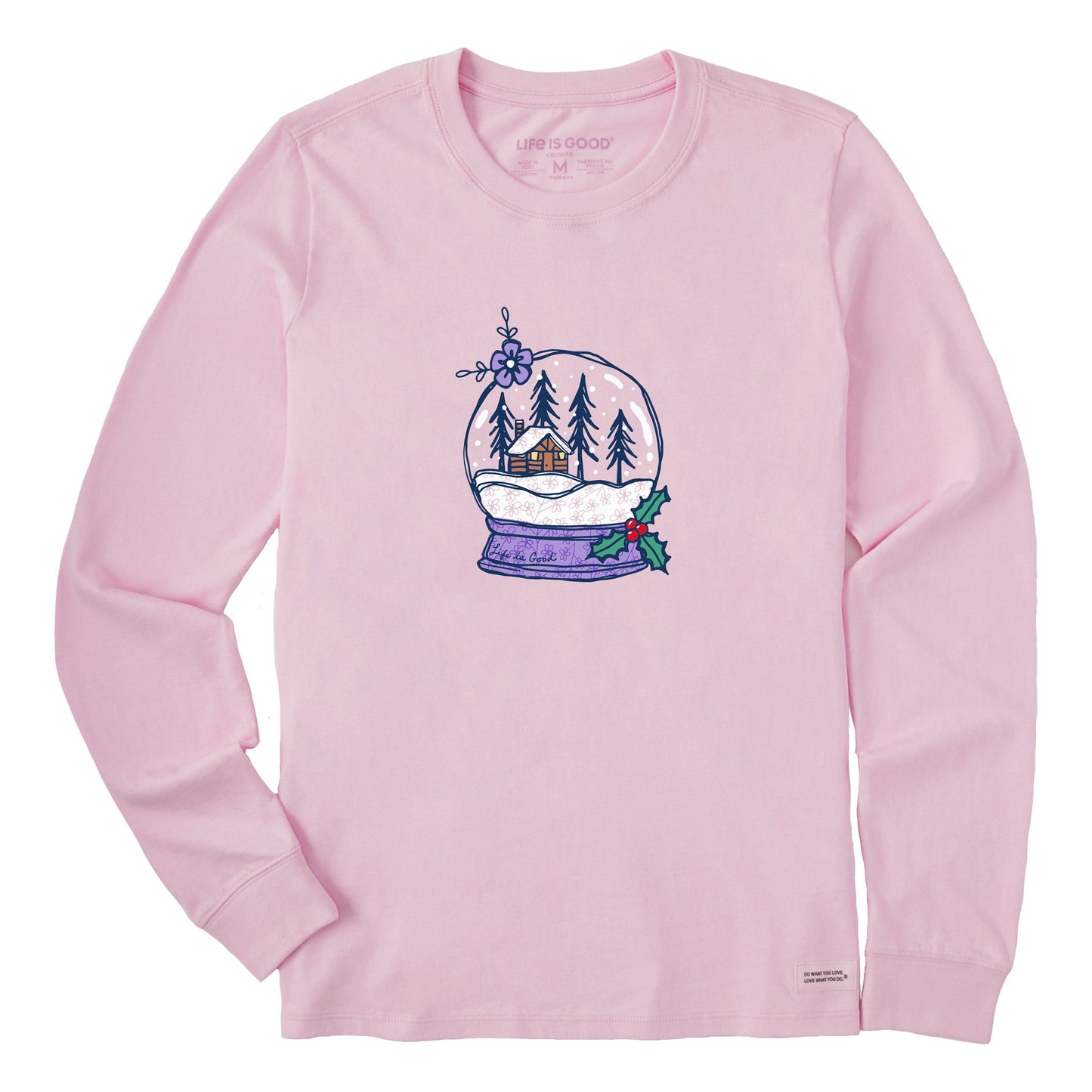 Women's Snow Globe Long Sleeve Crusher Tee