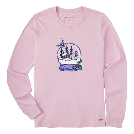 Women's Snow Globe Long Sleeve Crusher Tee