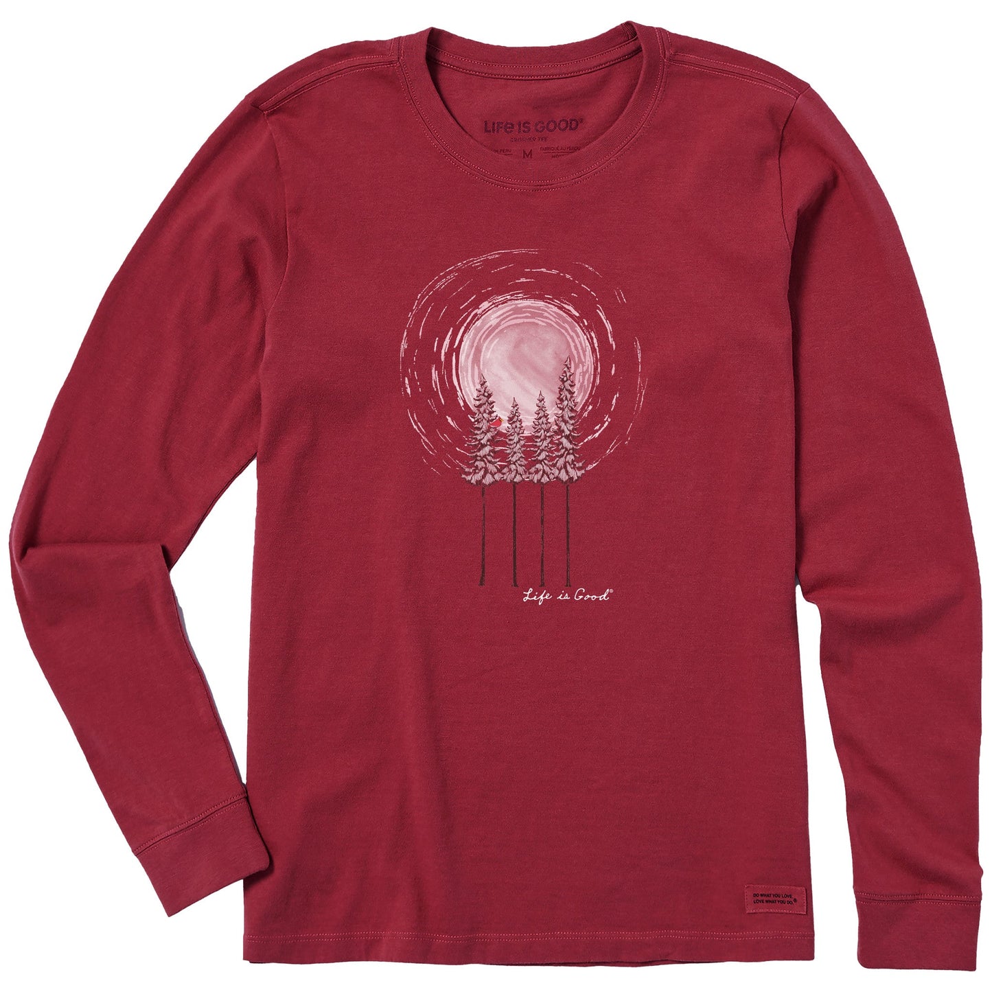 Women's Snowy Pines Long Sleeve Crusher Tee