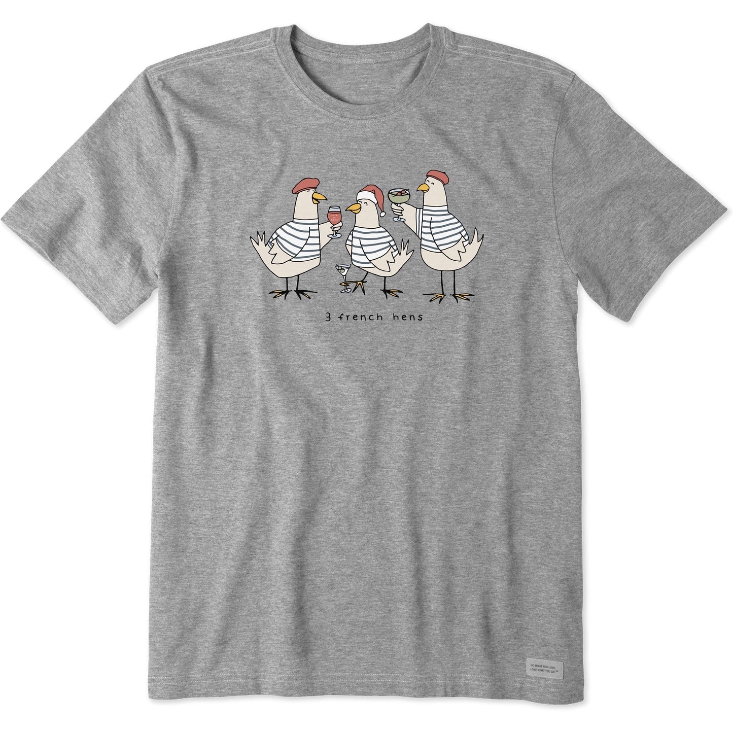 Men's 3 French Hens Short Sleeve Crusher Tee