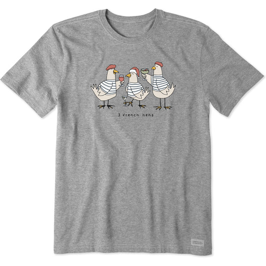 Men's 3 French Hens Short Sleeve Crusher Tee