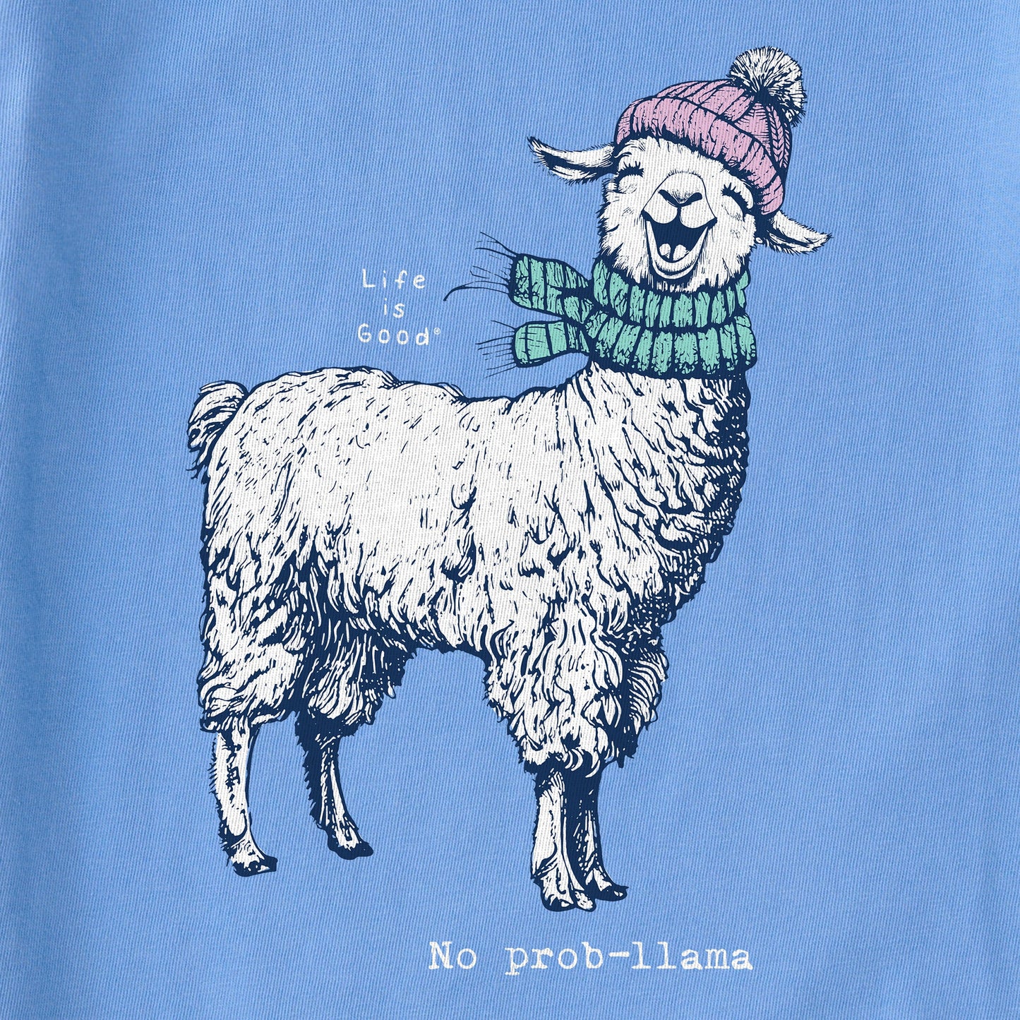 Women's No Prob-llama Long Sleeve Crusher Tee