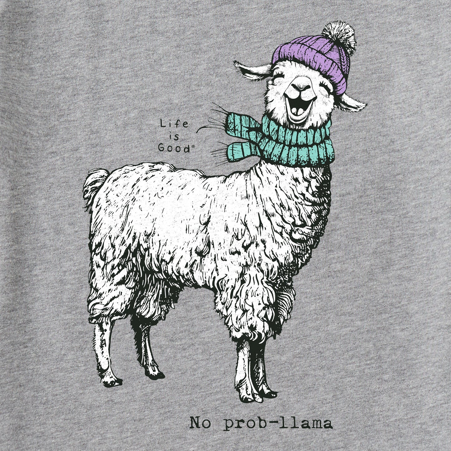 Women's No Prob-llama Long Sleeve Crusher Tee
