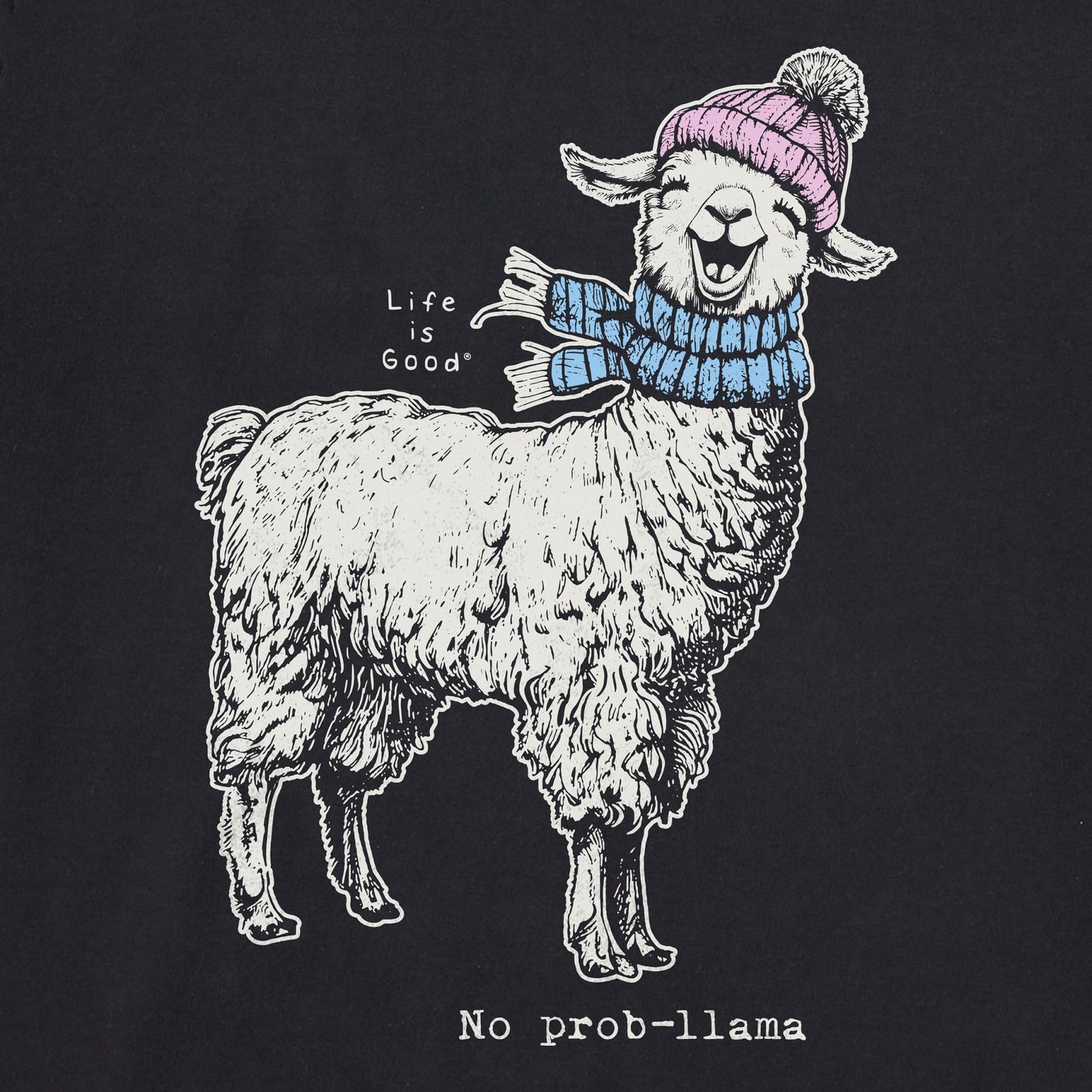 Women's No Prob-llama Long Sleeve Crusher Tee
