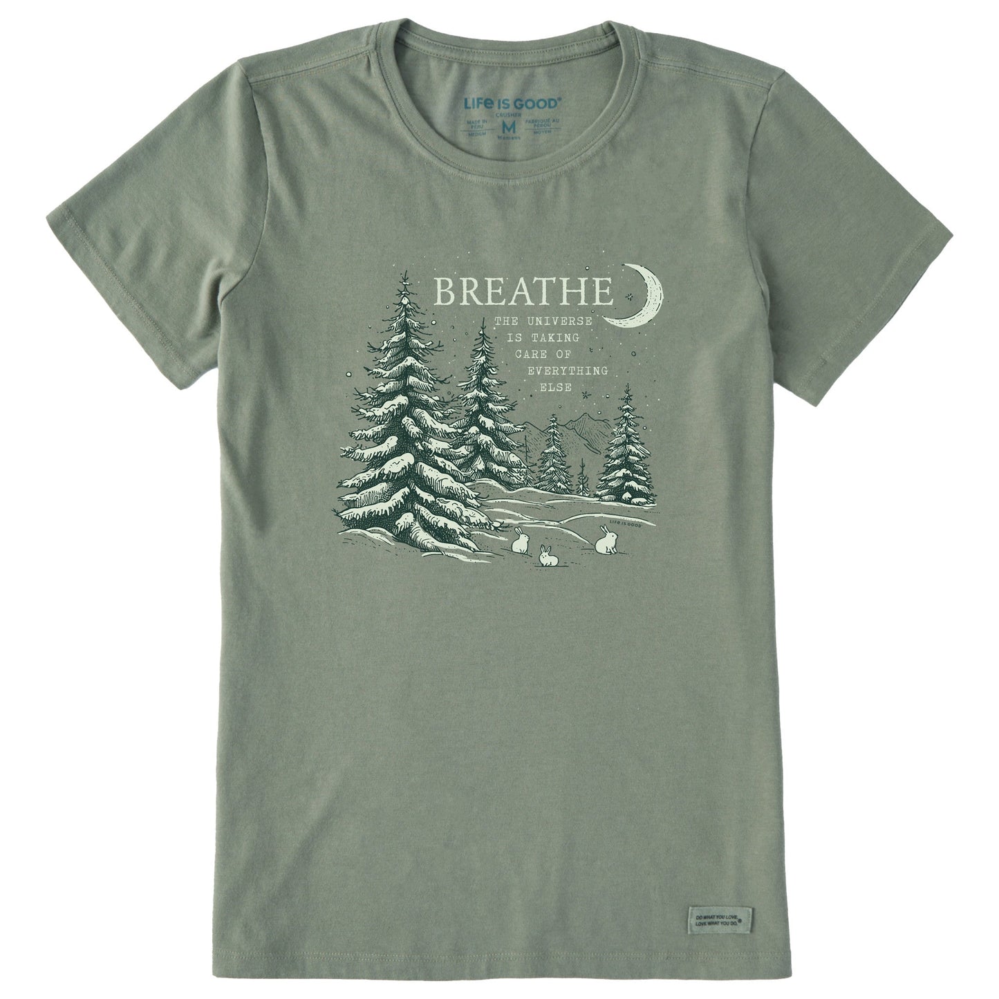 Women's Breathe Universe Pines Short Sleeve Crusher Tee