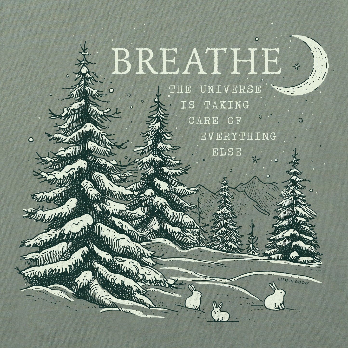 Women's Breathe Universe Pines Short Sleeve Crusher Tee