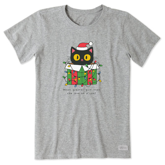 Women's Gift of a Cat Box Short Sleeve Crusher Tee
