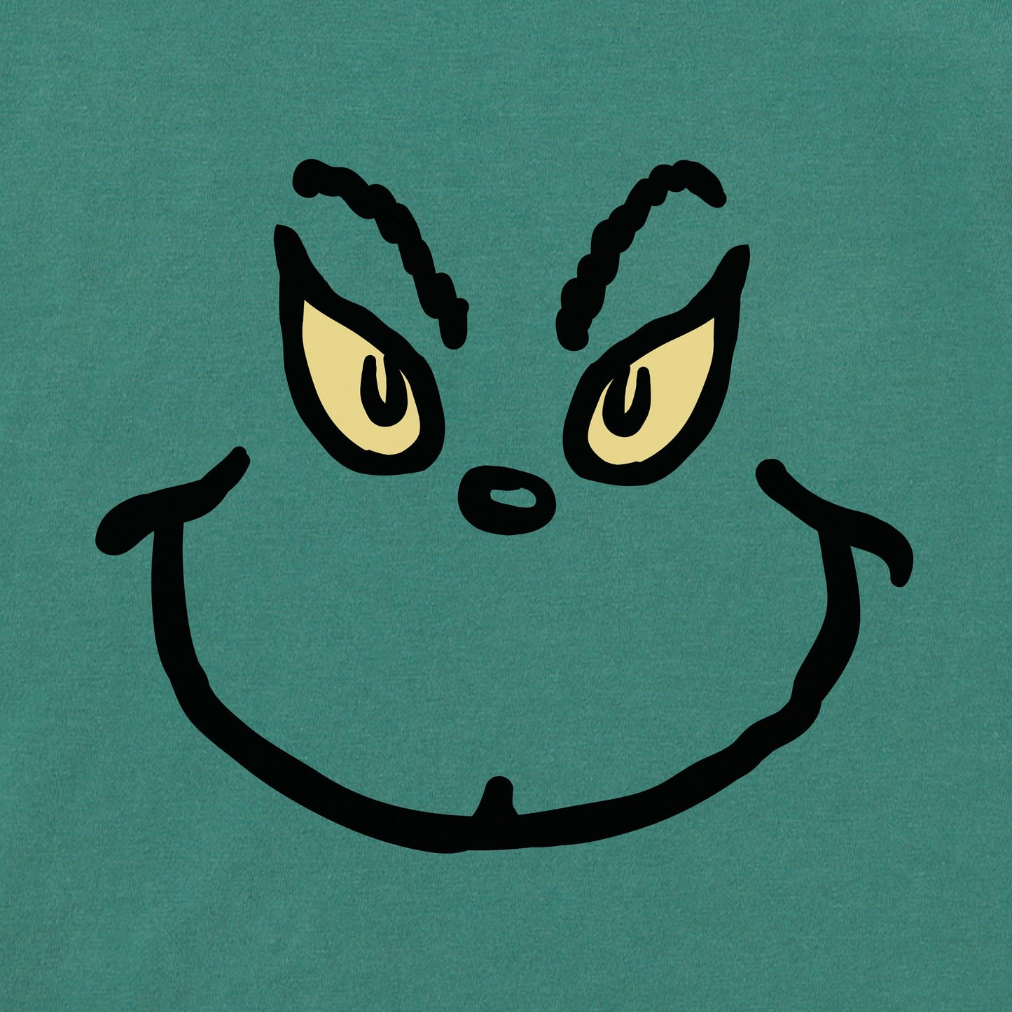 Women's Grinch Grin Long Sleeve Crusher Tee