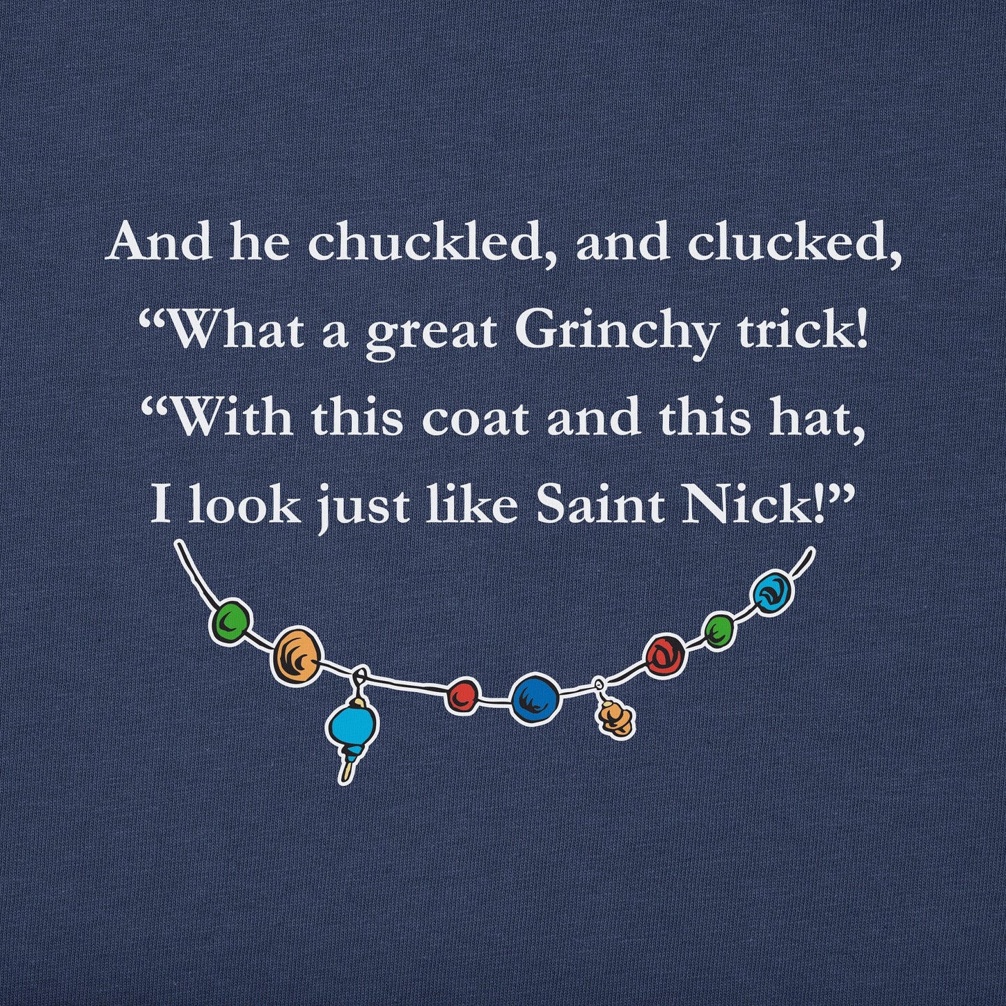 Women's Grinch Candy Cane Long Sleeve Crusher Tee