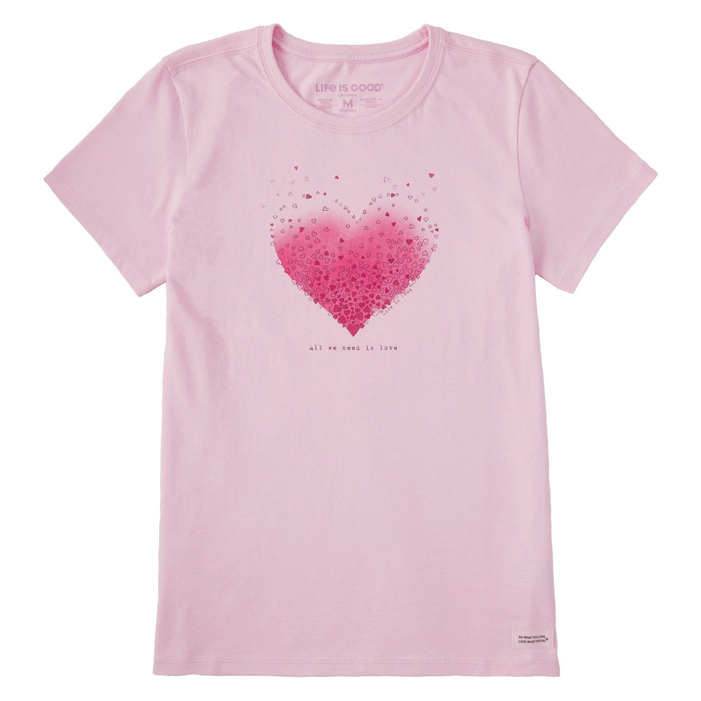 Women's Scattered Hearts Short Sleeve Tee