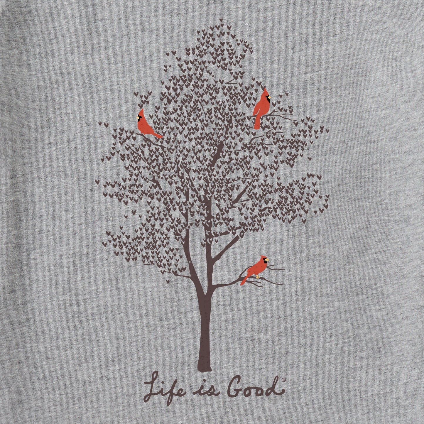 Women's Tree Cardinals Long Sleeve Crusher Tee