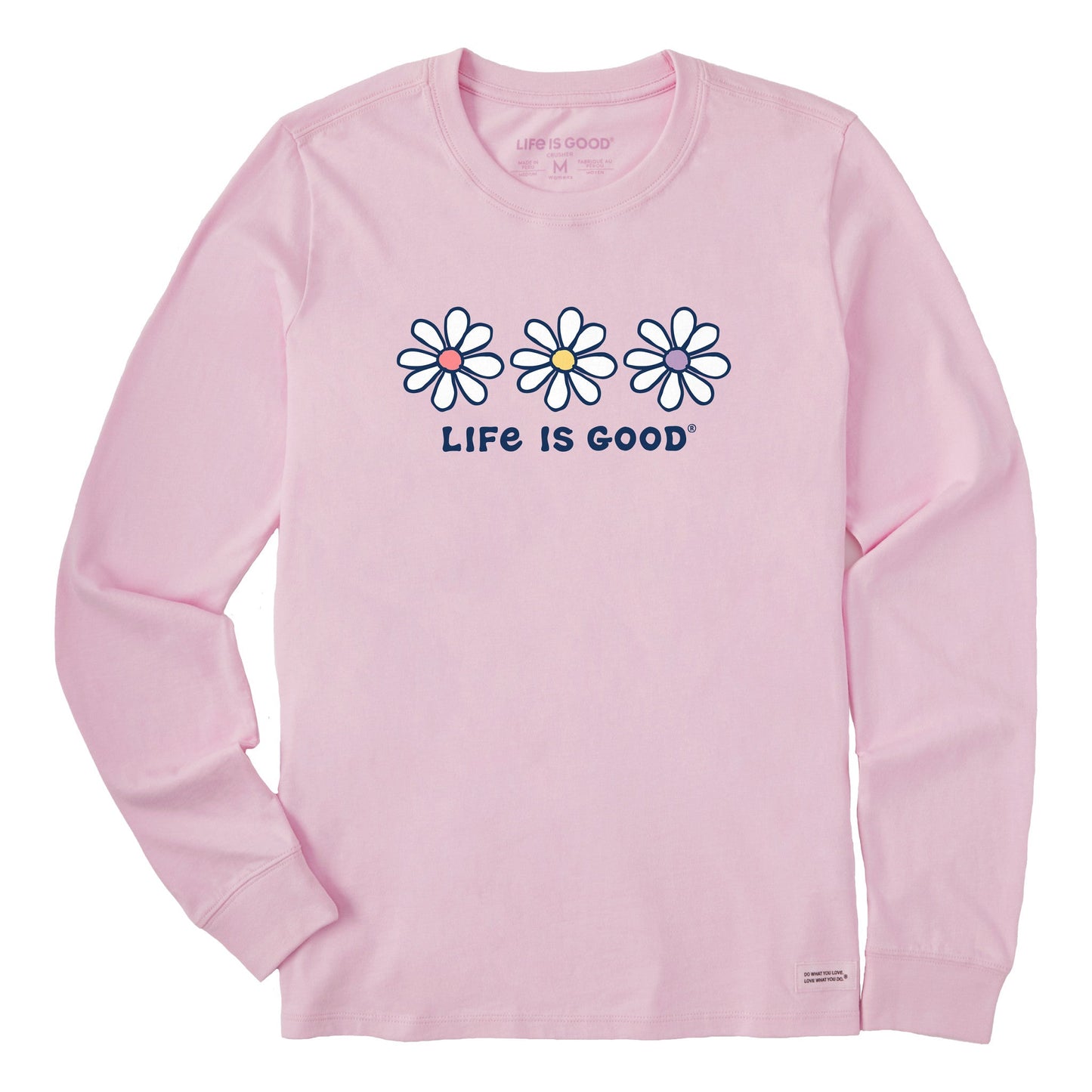 Women's 3 Daisies Long Sleeve Crusher Tee
