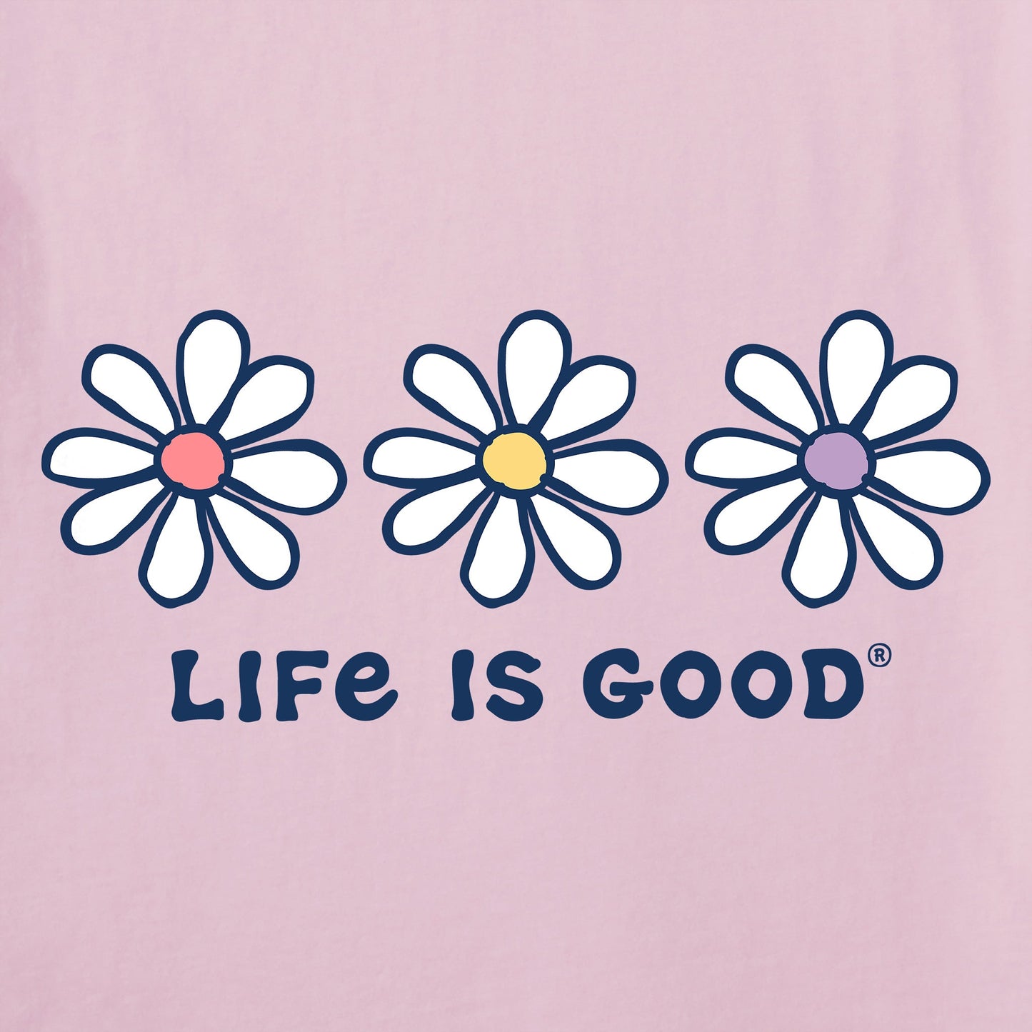 Women's 3 Daisies Long Sleeve Crusher Tee