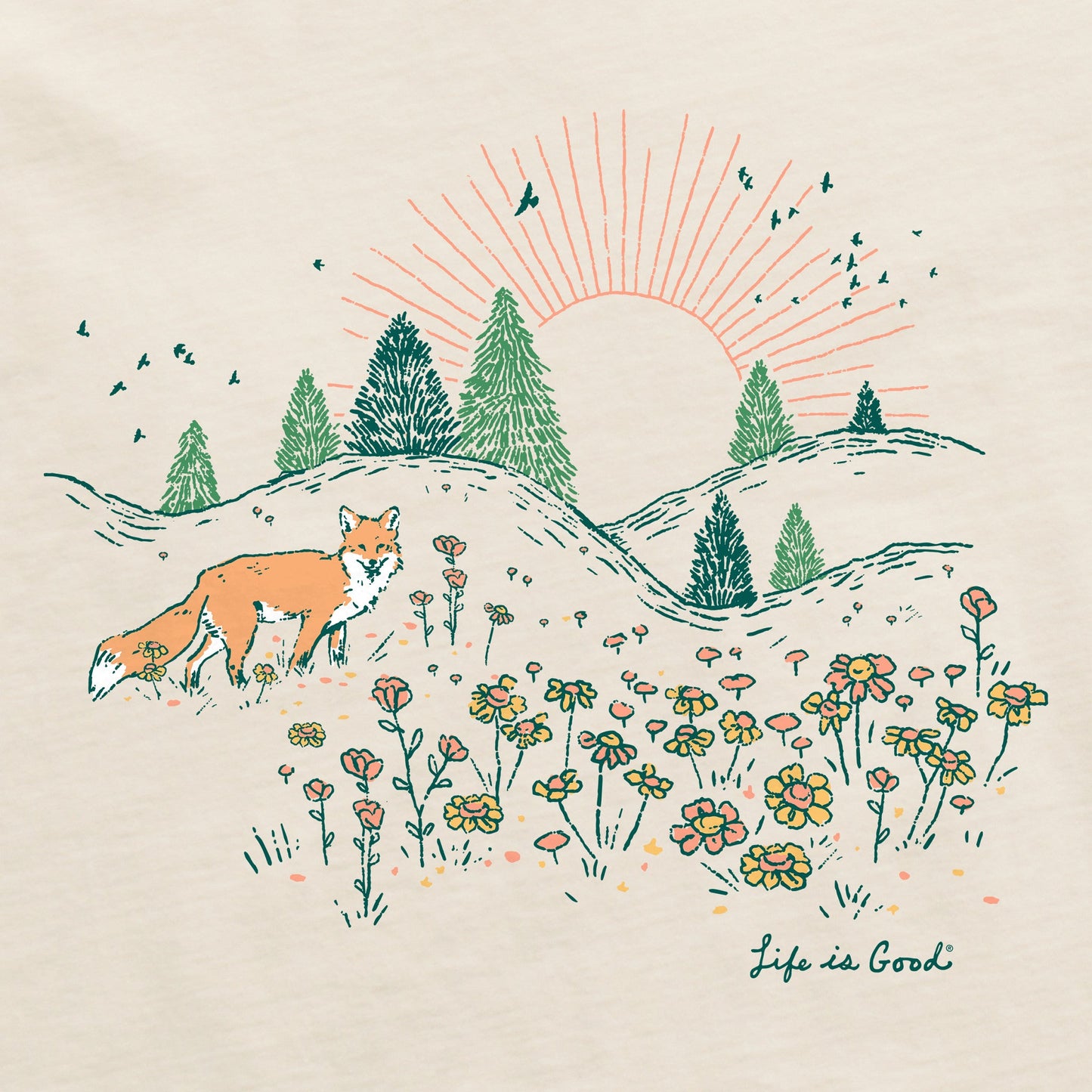 Women's Foxy Short Sleeve Crusher Tee