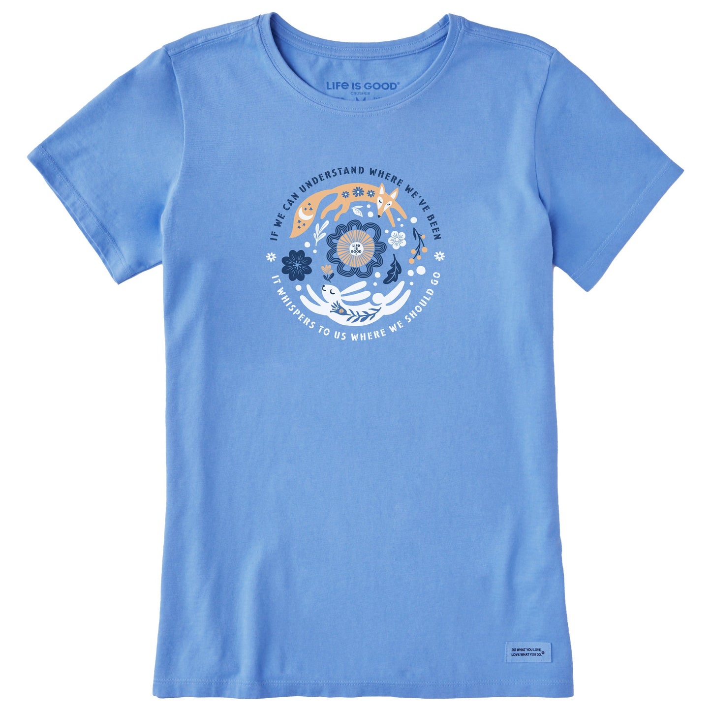 Women's Flower & Foxes Short Sleeve Tee