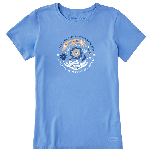 Women's Flower & Foxes Short Sleeve Tee