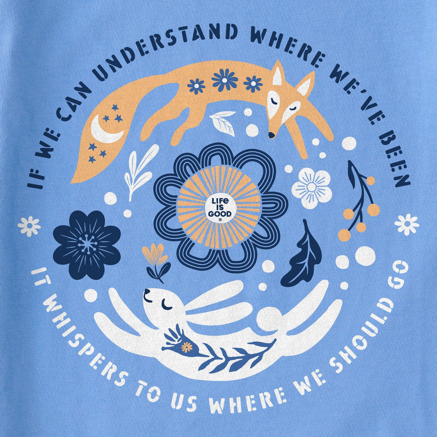 Women's Flower & Foxes Short Sleeve Tee