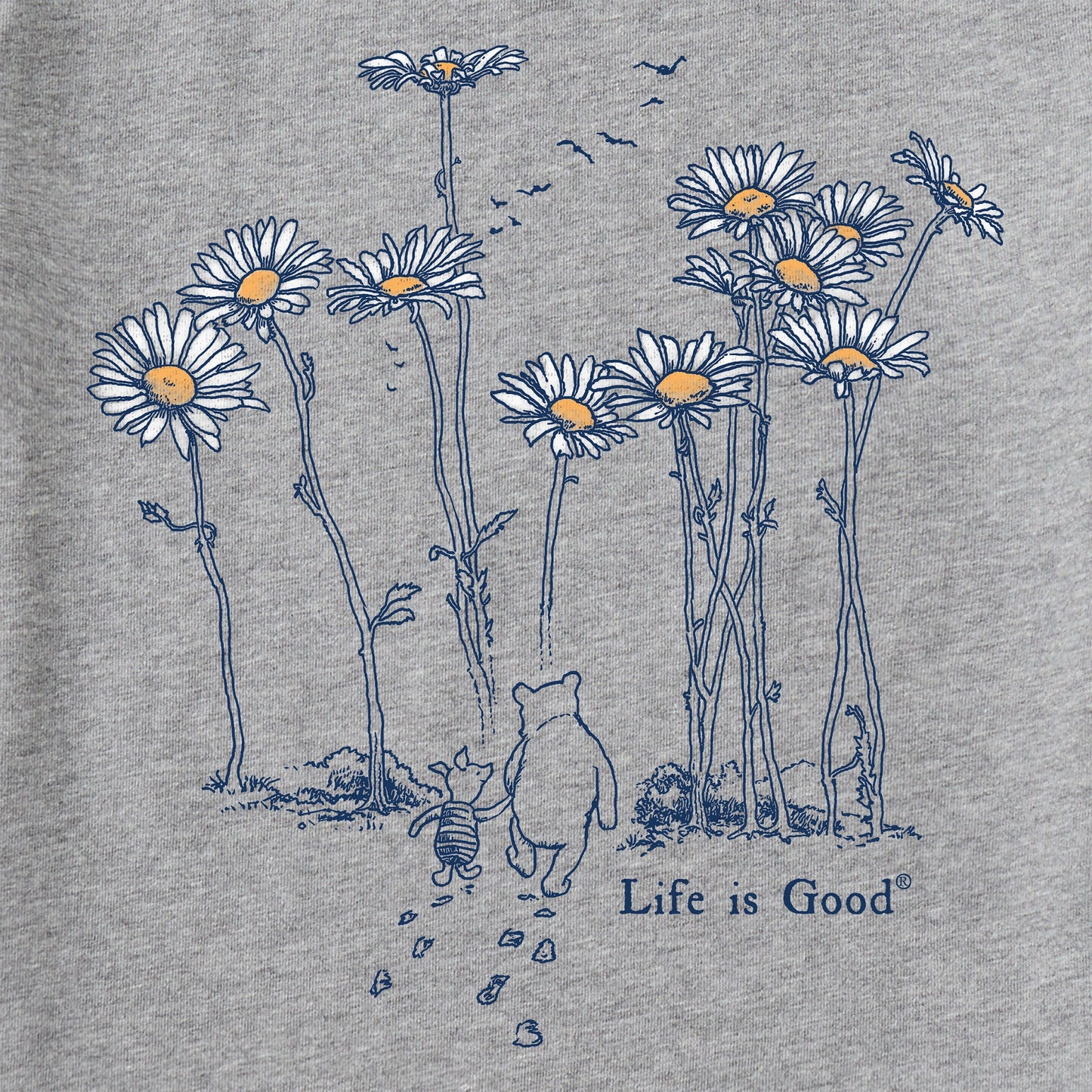 Women's Winnie & P Daisy Stroll Long Sleeve Crusher Vee