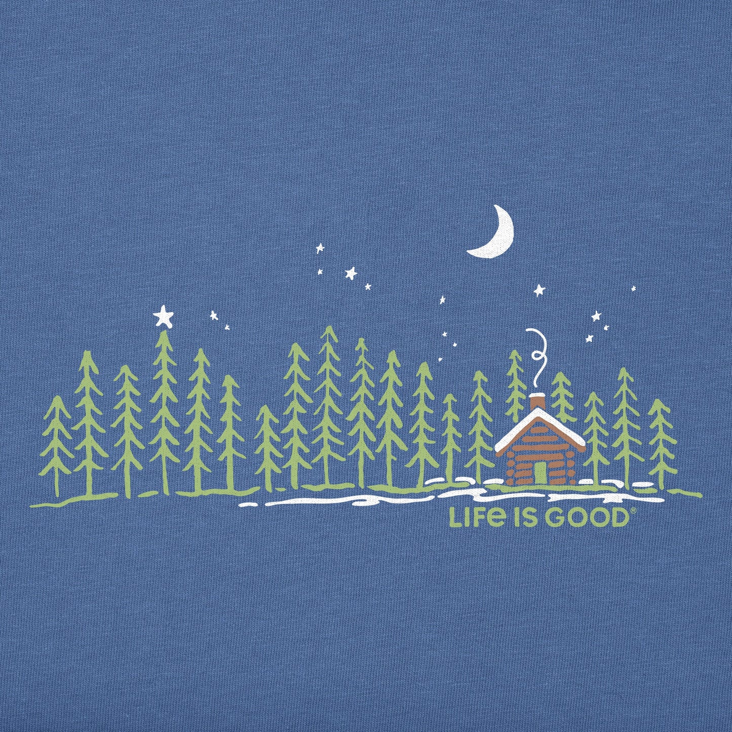 Men's Cabin Landscape Short Sleeve Crusher Tee