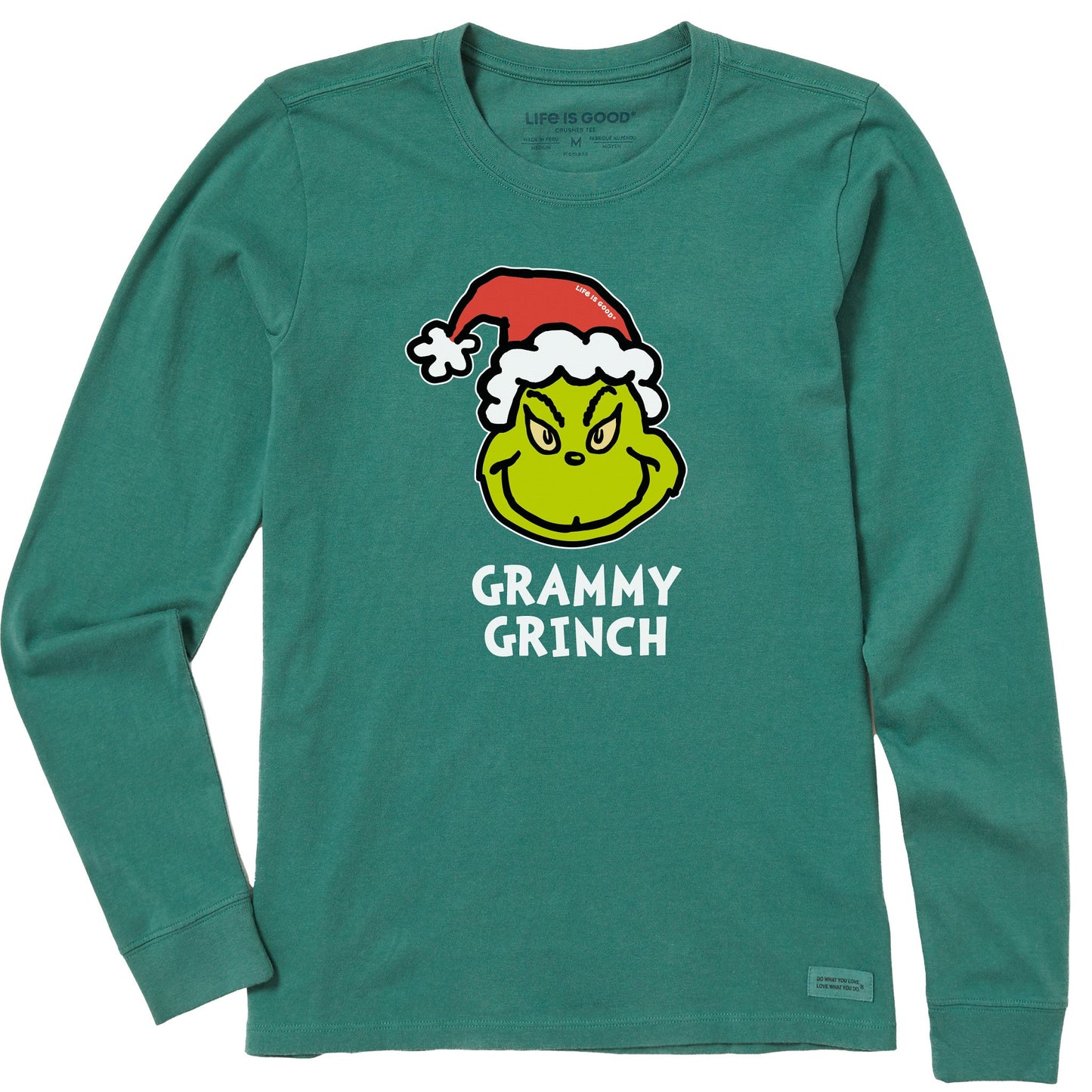 Women's Grammy Grinch Long Sleeve Crusher Tee