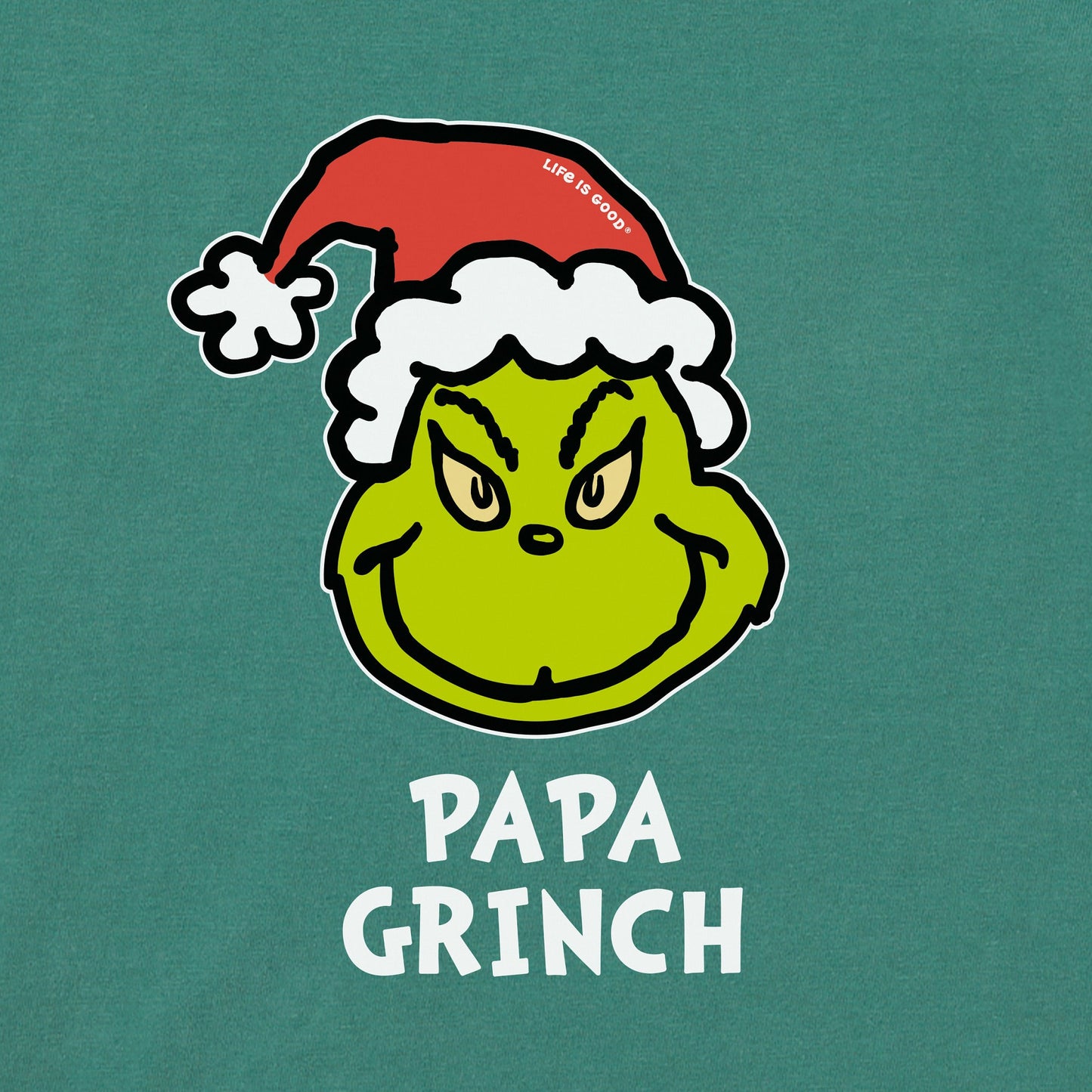 Men's Papa Grinch Long Sleeve Crusher Tee