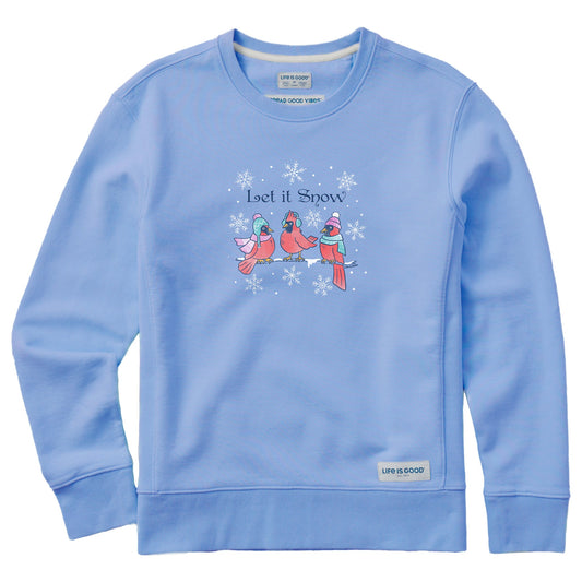 Women's Let it Snow Cardinals Simply True Crew