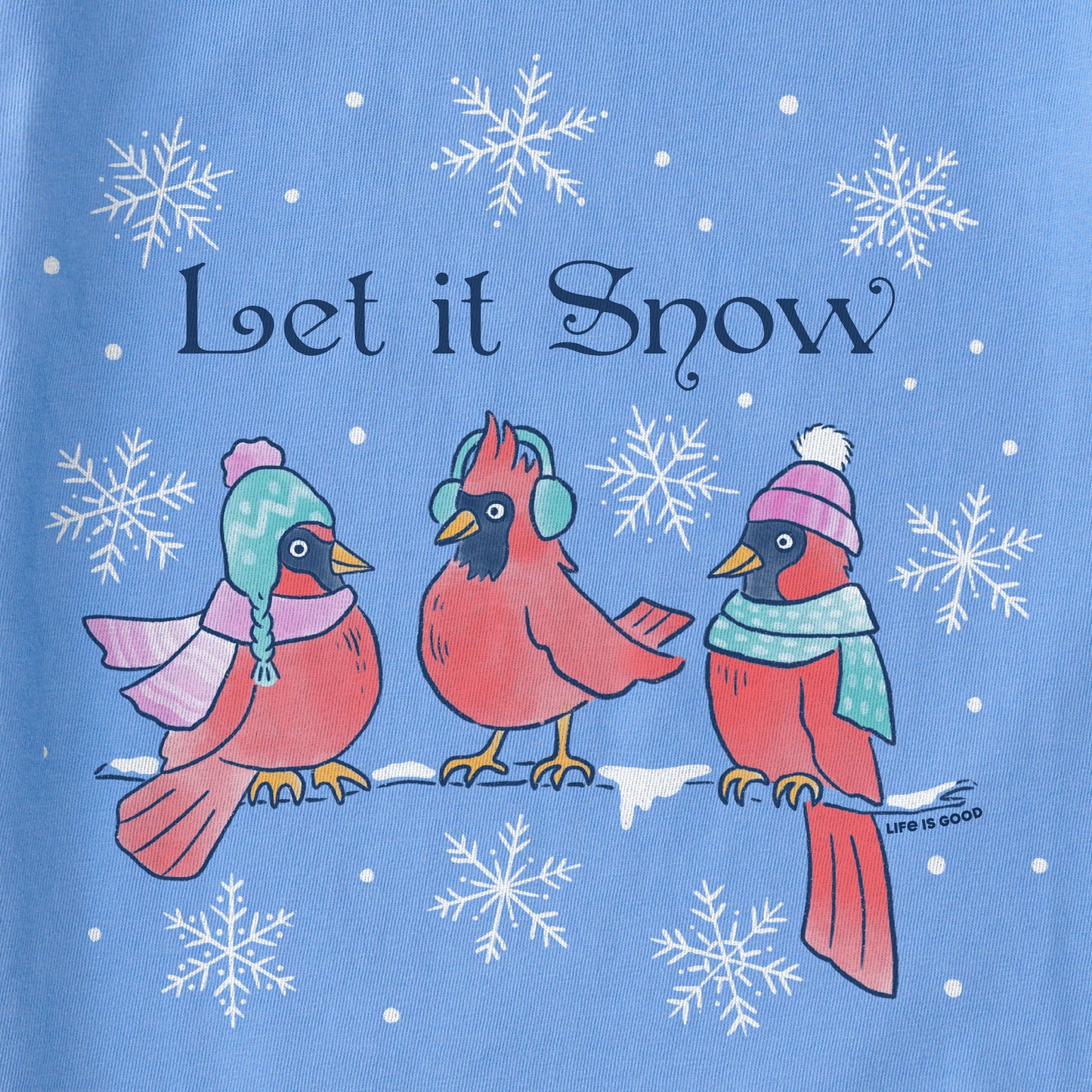 Women's Let it Snow Cardinals Simply True Crew