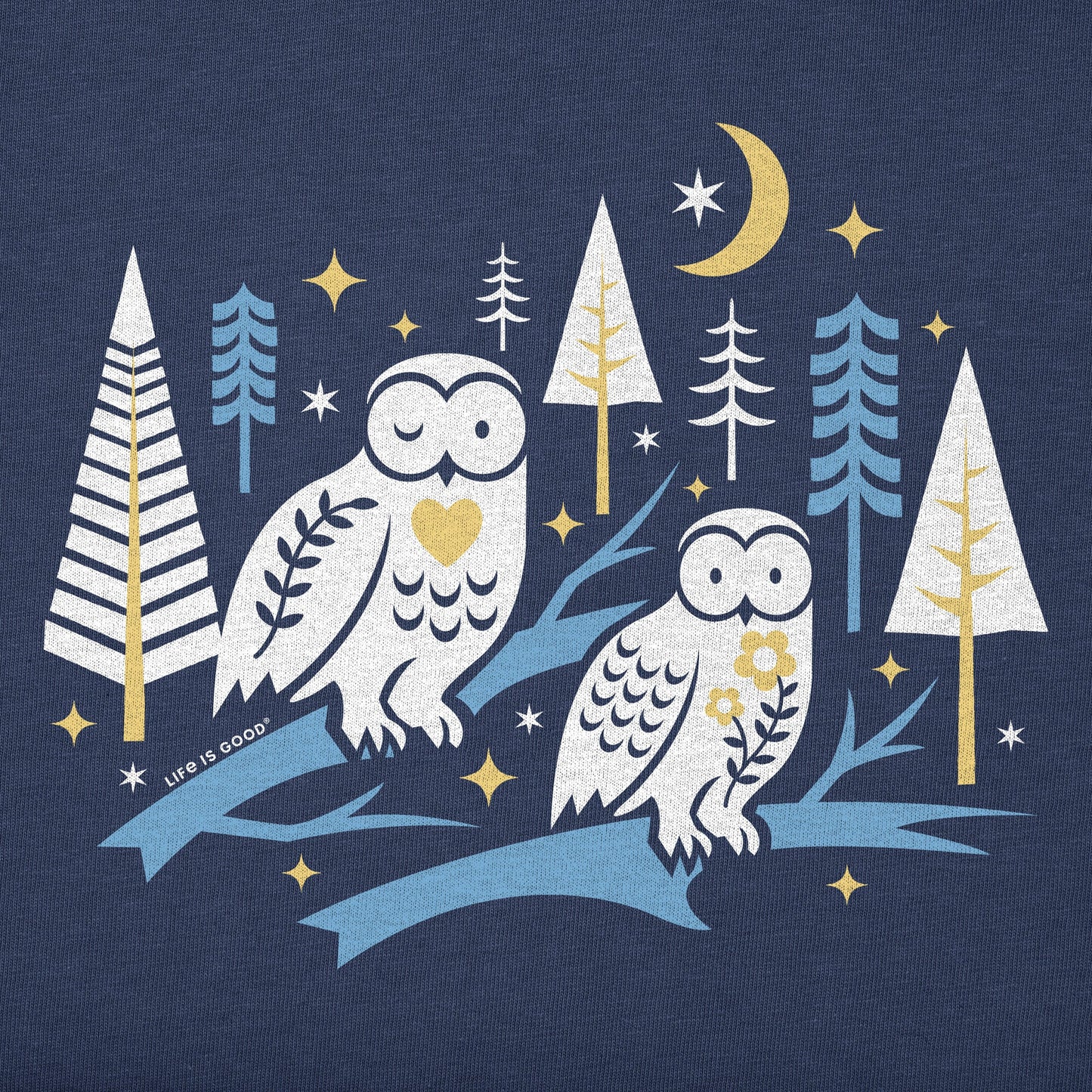 Men's Snowy Owls Long Sleeve Crusher Tee