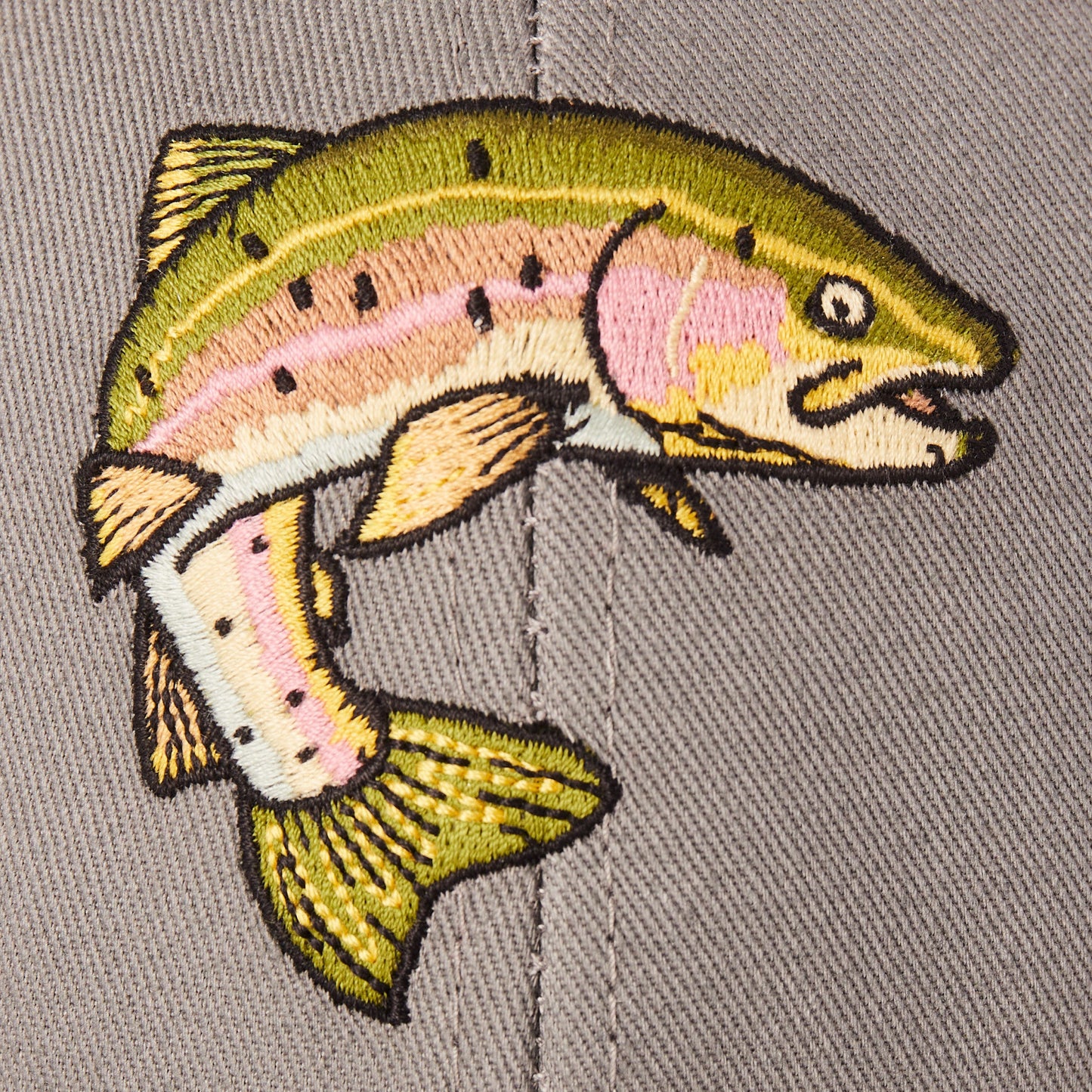 Adult Unisex Rainbow Trout Trucker