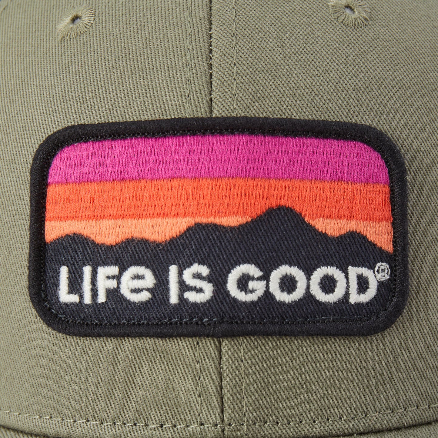 Adult Unisex Sunset Mountain Trucker