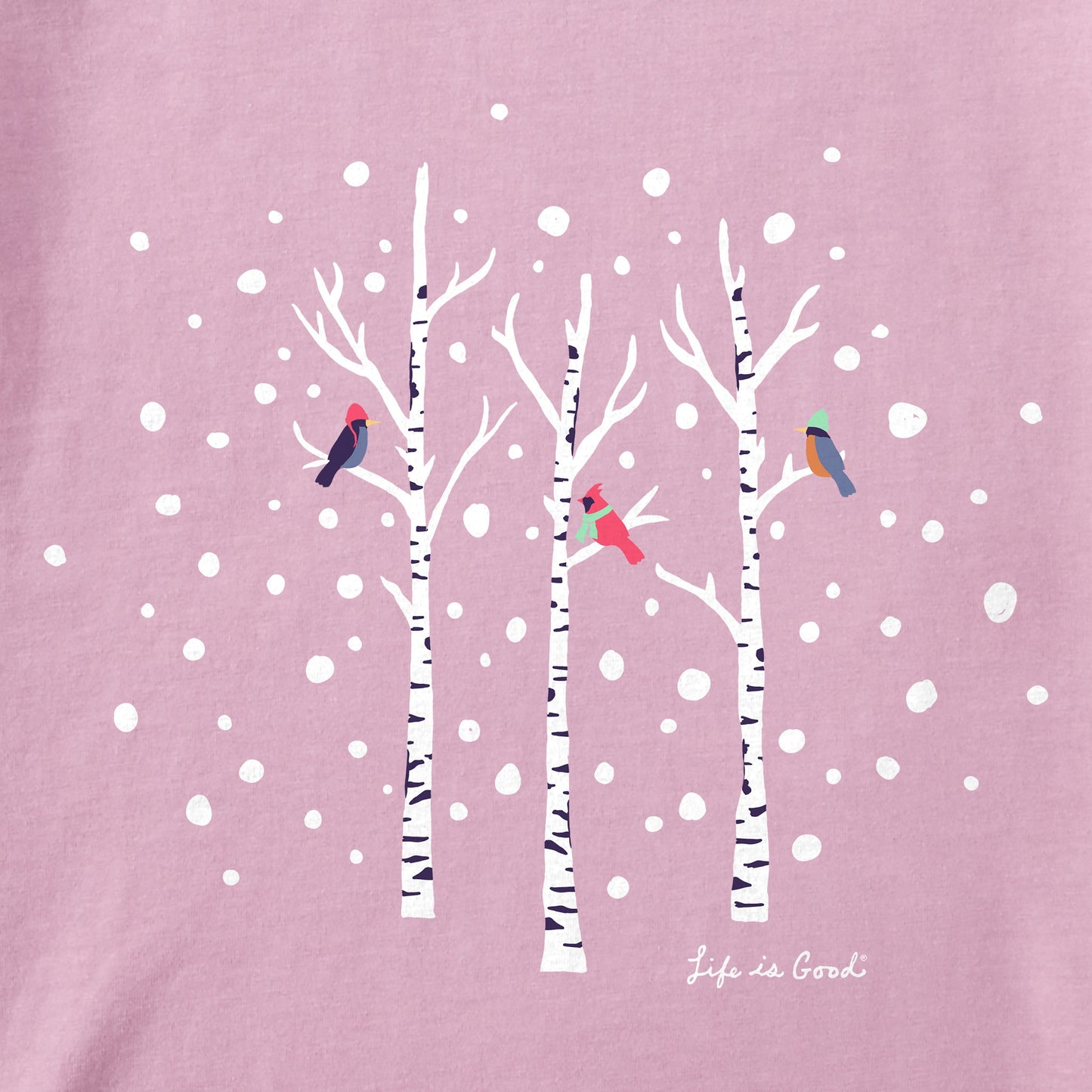 Women's Birds on Birch Short Sleeve Crusher Tee