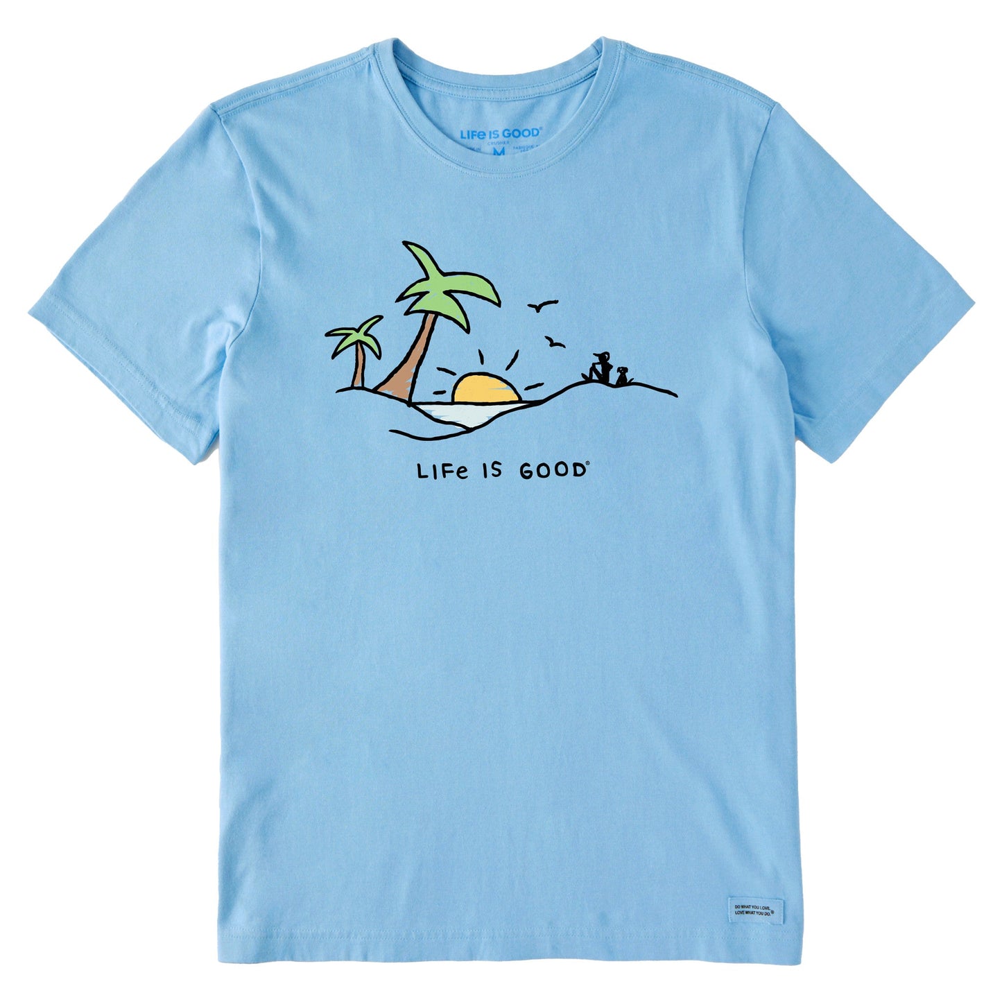 Men's Beach Palms Vista Short Sleeve Crusher Tee