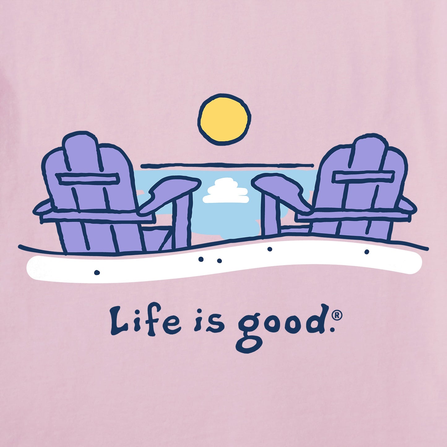 Women's Beach Adirondacks Short Sleeve Tee