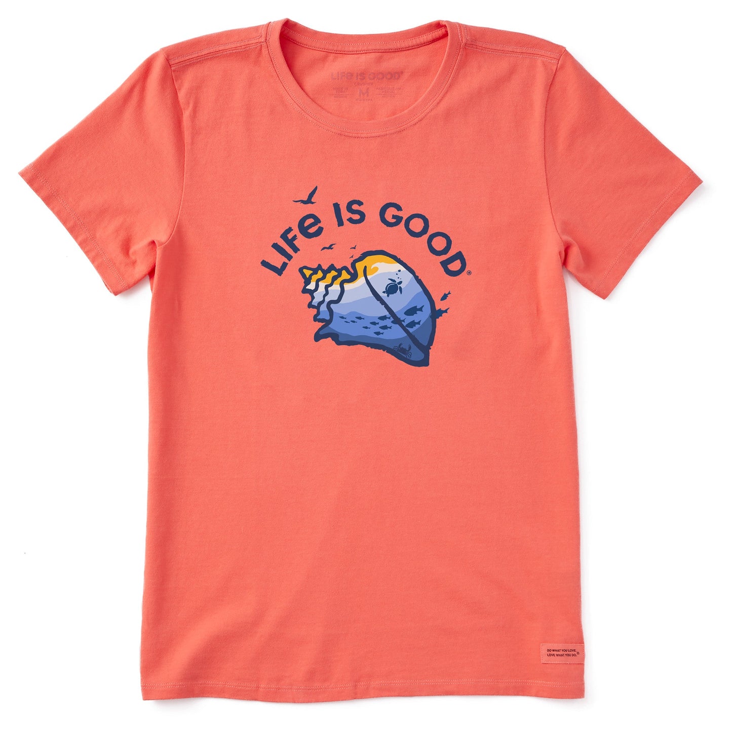 Women's Sea Life Shell Short Sleeve Crusher Tee