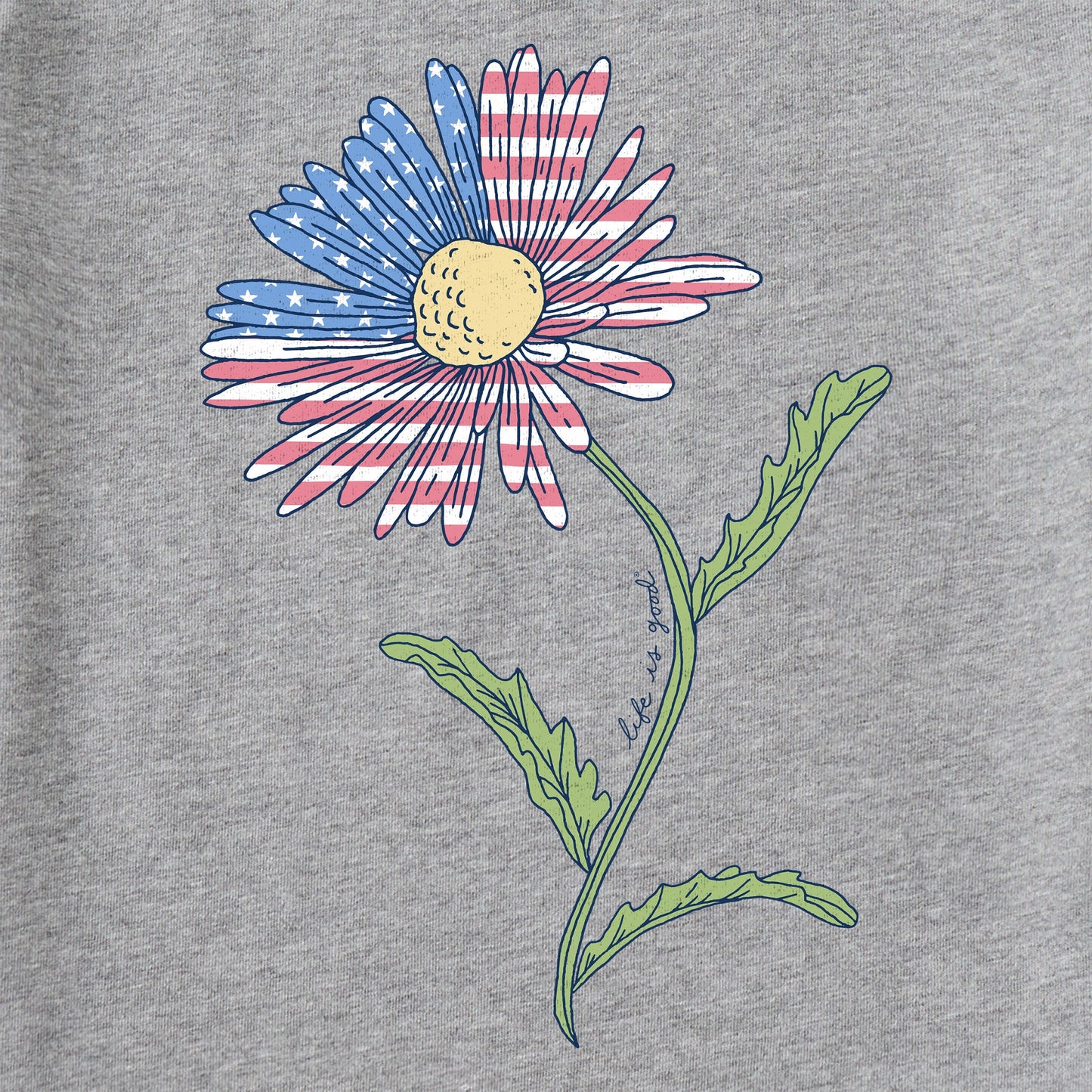 Women's Americana Daisy Short Sleeve Crusher Tee