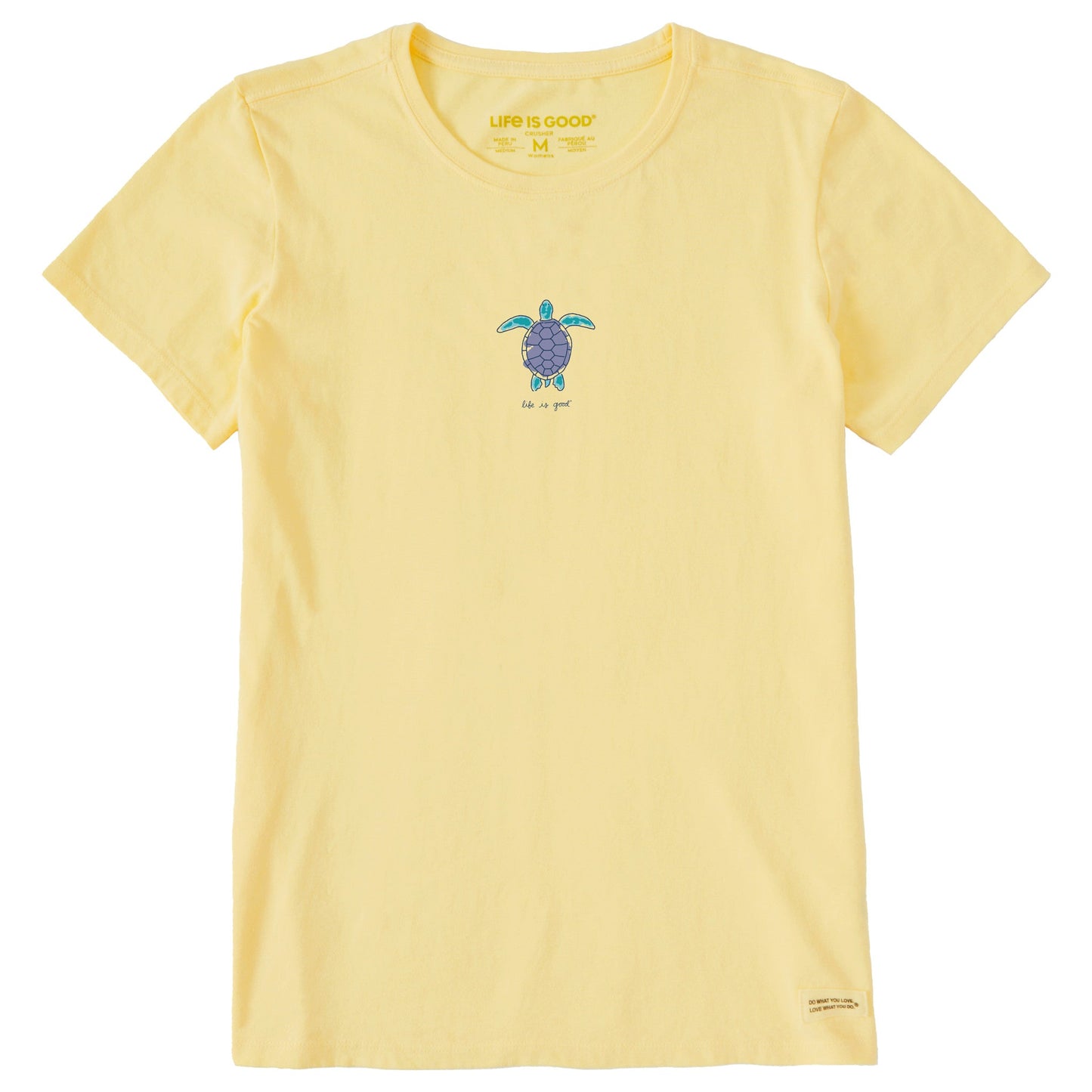 Women's Watercolor Turtle Short Sleeve Tee