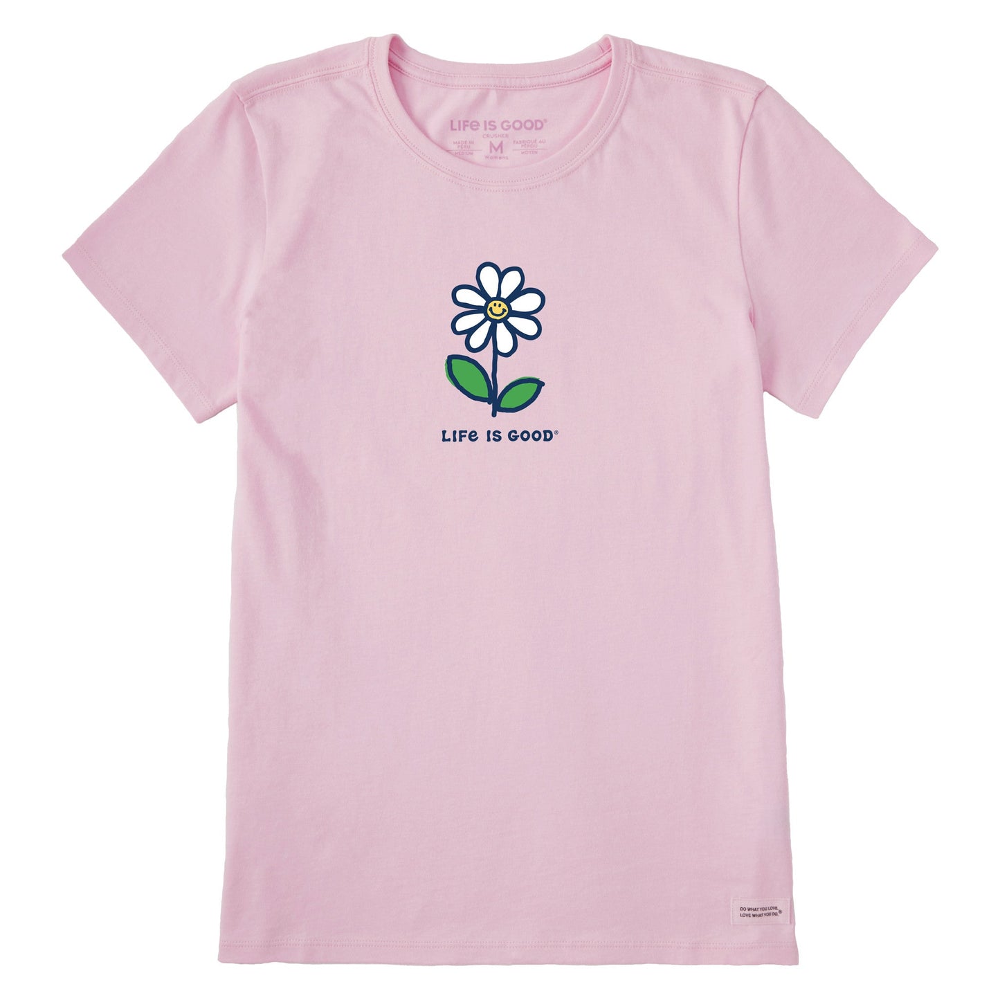 Women's Smile Daisy Short Sleeve Crusher Tee
