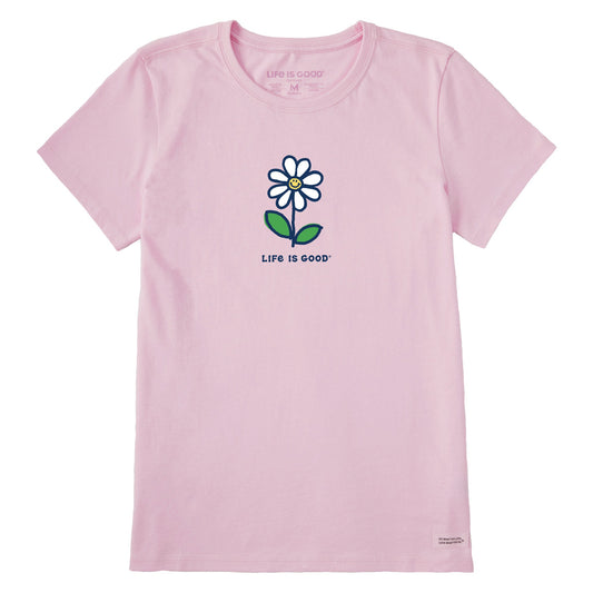 Women's Smile Daisy Short Sleeve Crusher Tee